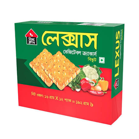বেকম্যসস লেক্সাস ভেজিটেবল ক্রাকার্স বিস্কুট মিনি 15gm
